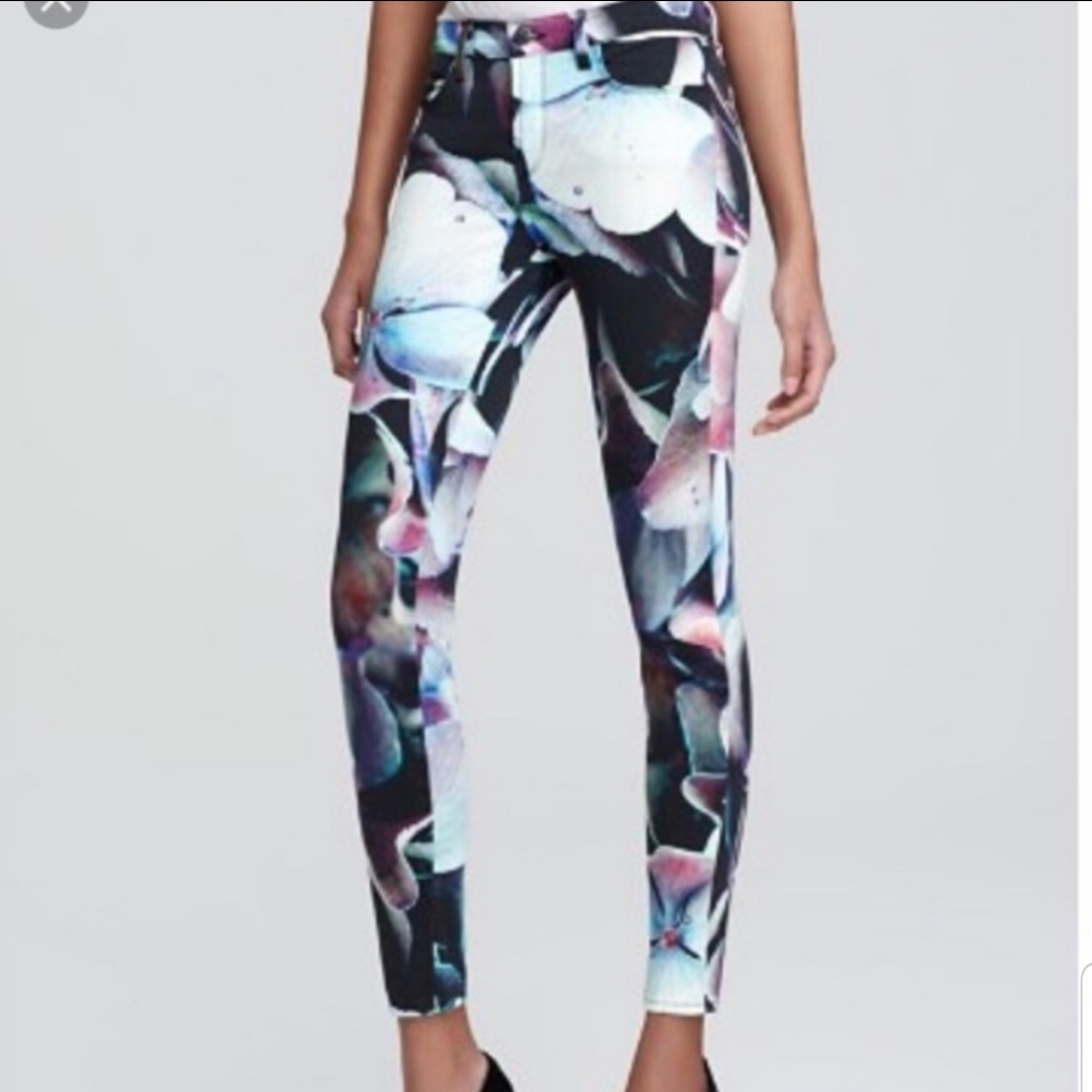 J Brand super skinny jeans - hydra print